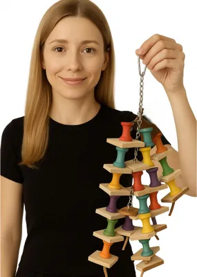 Image de "Très beau jouet" - Jouet pour perroquets de taille moyenne et grande