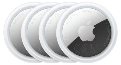 Image de Lot de 4 Apple AirTag (2e génération) - Blanc