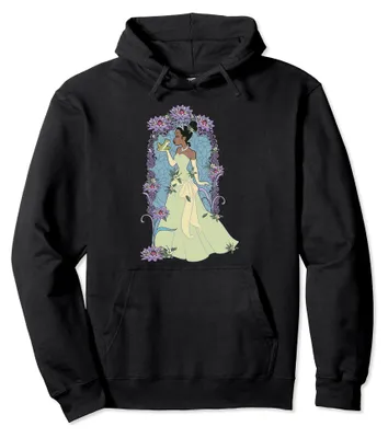 Productafbeelding van Disney Prinses en de Kikker: Tiana, bloemenprint, losvallende hoodie