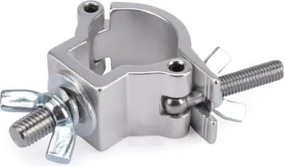 Produktbild von Riggatec Halbschelle - Halfcoupler klein silber bis 75 kg (32 - 35 mm)