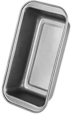 Immagine prodotto di Teglia da forno antiaderente, 900 g, forma rettangolare, dimensioni 25,3 x 13 x 6 cm