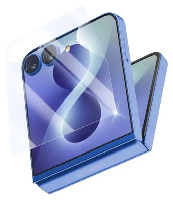 Productafbeelding van Cellularline SPFILMGALZFLIP8, Samsung, Galaxy Z Flip8, Stootvast, Krasbestendig, Transparant, 1 stuk