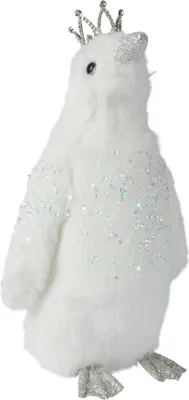 Productafbeelding van Pinguin polyester l15b14h30 cm wit kerst Decoris