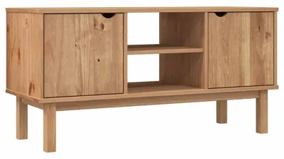 Image de vidaXL Armoire TV OTTA 113,5x43x57 cm Pin massif