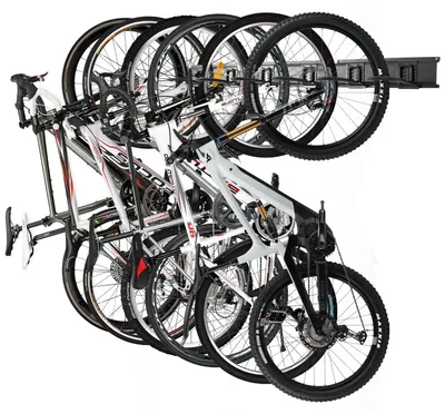 Fahrradständer Wandhalterung, 6 Haken + 6 Helmhaken, 270 kg