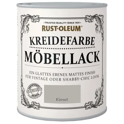 Produktbild von Rust-Oleum Kreidefarbe Möbellack 750 ml kiesel