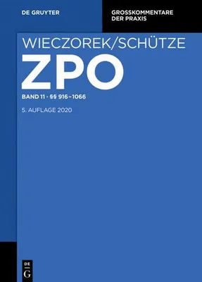 Produktbild von Zivilprozessordnung und Nebengesetze §§ 916-1066