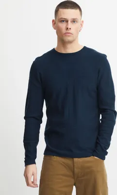 Produktbild von Blend 20715134 Herren Strickpullover Feinstrick Pullover mit Rundhalsausschnitt O-Neck Basic