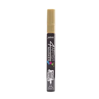 Produktbild von Pebeo 4Artist Ölfarbenmarker, 4 mm, rund, gold
