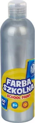 Produktbild von Astra prírodná temperová školská farba 250 ml metalická strieborná