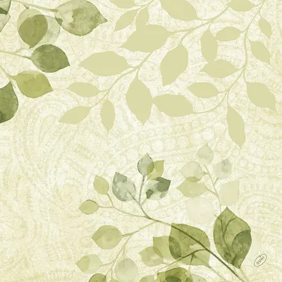 Image de Dunisoft Servietten Feuilles de Paisley 40x40cm