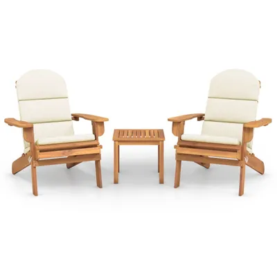 Produktbild von vidaXL 3-tlg. Garten-Lounge-Set Adirondack Massivholz Akazie