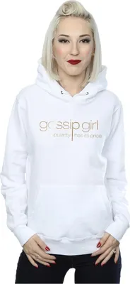 Produktbild von Gossip Girl - Kapuzenpullover für Damen BI8656 (XL) (Weiß)