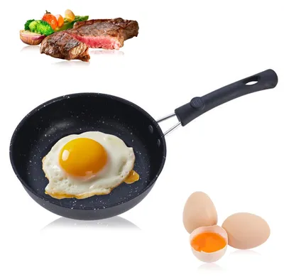 Eierkoekenpan 12 cm, antihaftbeschichtet, Gusseisen, Induktion geeignet