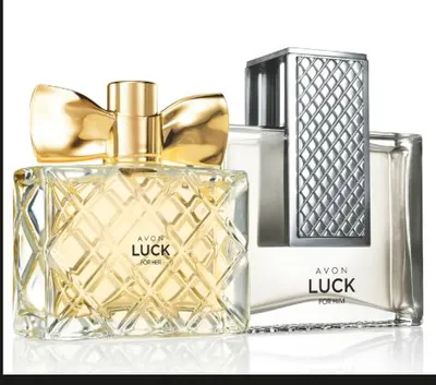 Zdjęcie produktu dla Avon zestaw perfum Luck damski i męski