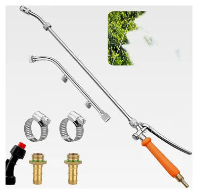 Produktbild von Gießstab Lang, Teleskop Sprühlanze mit verstellbarer Düse, Metall-Sprühstange für Gartenbewässerung