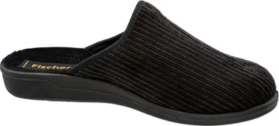 Produktbild von Fischer Herren Hausschuh Cord Pantoffel 204230, Größe:45 EU, Farbe:Braun
