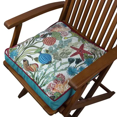 Image de Evila Originals, YM1316, coussin, multicolore, 50 % COTON / 50 % POLYESTER, 42 x 42 cm