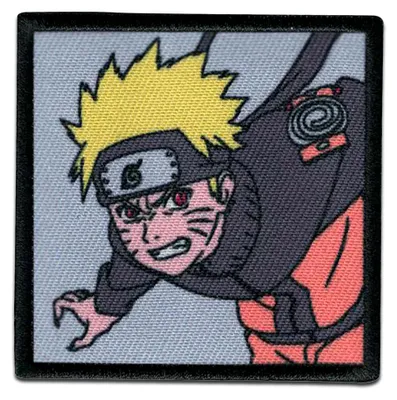 Produktbild von Comercial Mercera Naruto Uzumaki Manga Anime - Aufnäher, Bügelbild, Aufbügler, Applikationen, Patches, Flicken, zum aufbügeln, Größe: 6,1 x 6,1 cm