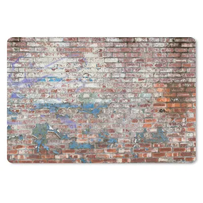 Produktbild von MuchoWow® Mauspad Mousepad Backstein - Straßenkunst - Wand 27x18 cm - Mousepads - Maus Mat - Pad - Mausunterlage - Büroartikel - Desk Matten