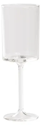 Produktbild von Discobolo Weißweinglas aus mundgeblasenem Borosilikatglas, 4er-Set, elegantes Design mit transparentem Boden, Fassungsvermögen 31 cl