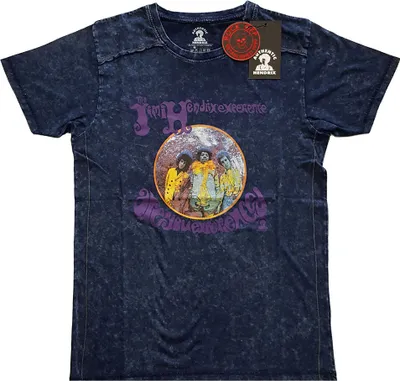 Produktbild von Jimi Hendrix Experienced (Wash Collection) Navy Blue L T-Shirt