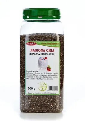 Zdjęcie produktu dla Chia Szałwia Hiszpańska 500g - słoik