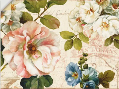 Produktbild von ARTland Wandbild, selbstklebend Garten I Größe: 80x60 cm