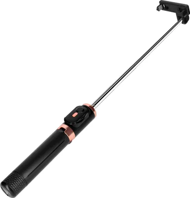 Immagine prodotto di Bastone per selfie con telecomando Bluetooth integrato, nero