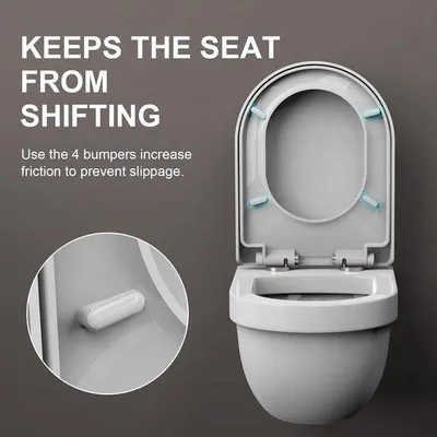 Produktbild von Famanu Toilettensitz D-Form Softclose Schnellverschluss - Weiß