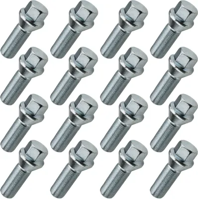 Zdjęcie produktu dla 16x śruba koła M15x1.25, długość gwintu: 45 mm, kołnierz stożkowy, SW17