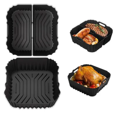 Silikonformen für Heißluftfritteuse, 23 cm, 3 Stück