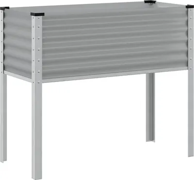 Obrázok produktu pre vidaXL Kvetináč sivý 100x45x90 cm oceľ