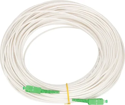 Immagine prodotto di Cavo patch Extralink SC/APC-SC/APC LSOH, monomodale, simplex, G.657A2, 3 mm, 10 m, bianco