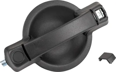 Image de Poignée de porte coulissante, porte extérieure droite, noire, Fiat Doblo à partir de 2000 735309963