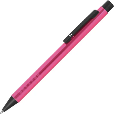 Produktbild von 10 Kugelschreiber aus Metall / Farbe: pink