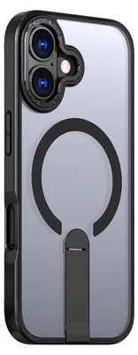 Zdjęcie produktu dla Etui Hybrid Armor X Na Iphone 17 Z Podstawką Kompatybilne Z Magsafe - Czarne