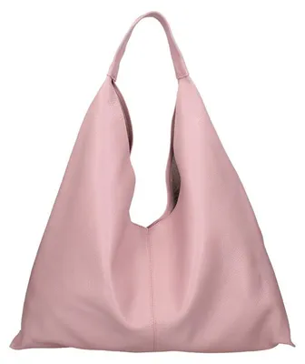 Produktbild von Damentasche Leder Dollaro mit verstellbarem Schultergurt  Italy Beige UNICA 46x30x12 cm