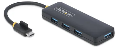 Image de Hub USB-C StarTech.com, 4 ports, 5 Gbps, convertisseur USB-C vers 4 ports USB-A, alimenté par le bus