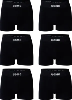Produktbild von 5er Boxershorts Microfaser Herren Unterhose Unterwäsche Seamless 7534 Schwarz S/L