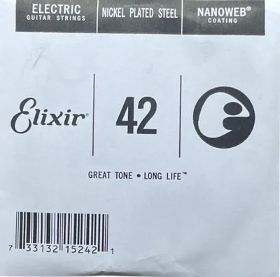 Produktbild von Elixir 15242 Nanoweb Nickel - Einzelsaite 042
