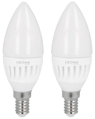 Produktbild von LED Line E14 LED-Lampe B35 5W 700lm 3000K warmweiß 2 Stück
