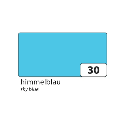 Produktbild von folia Tonpapier (B)500 x (H)700 mm 130 g/qm himmelblau 10 Blatt