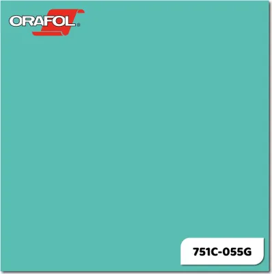Produktbild von Plotterfolie ORACAL 751C-055G Mint glänzend 31,5 x 20 cm