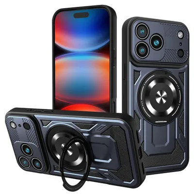 Produktbild von Techsuit – RuggedCam Hülle für iPhone 17 Pro Max – blau