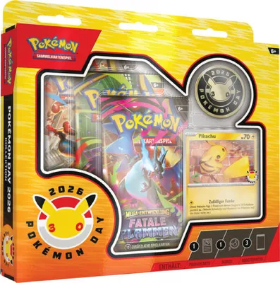 Obrázek produktu pro Kolekce Pokémon: Pokémon Day Pikachu 2026 – německá verze