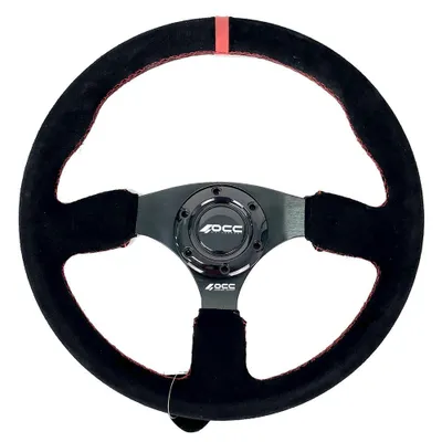 Produktbild von Occ Motorsport Sportlenkrad OCCVOL010 39x32mm 350mm Leder Aluminium