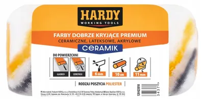 Produktbild von Hardy CERAMIK Malroller 10cm für Keramikfarben, Latexfarben