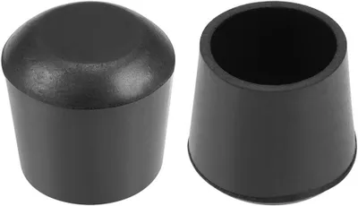 Produktbild von 4 Stück Gummi Möbelkappen mit 28 mm Innendurchmesser für Tisch- und Stuhlbeine