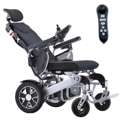 Obrázek produktu pro Lehký skládací elektrický vozík Dálkové ovládání Šířka sedadla 47 až 150 kg